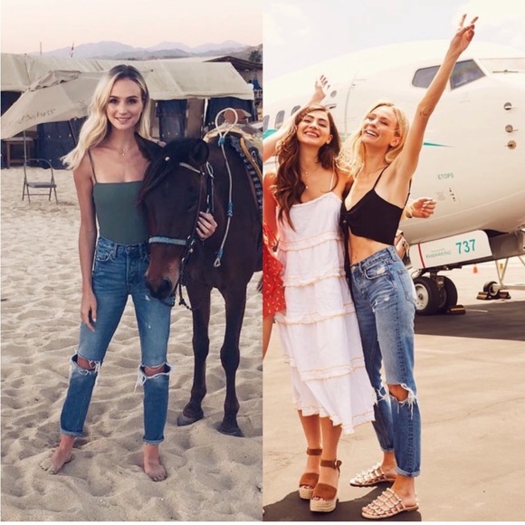 • GRLFRND • Karolina High Rise Skinny Jeans I Put A Spell On You Distressed 26 - Picture 2 of 5